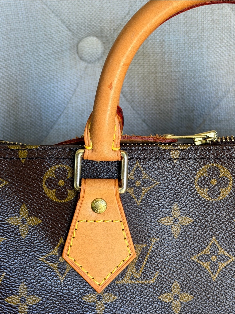 Louis Vuitton Speedy 30 Classic Monogram Canvas Tote Bag Excellent Condition - Picture 10 of 11